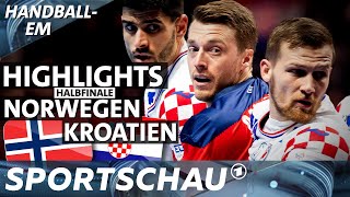 Highlights: Halbfinale Norwegen gegen Kroatien | Handball-EM | Sportschau