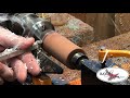 making a fluted bubinga deer grunt call maker’s cut