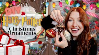 HARRY POTTER DIY Christmas Ornaments *CHEAP & EASY*