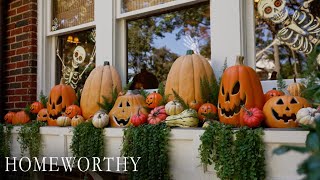 HALLOWEEN HOUSE TOUR | Vintage Halloween Takes Over This Dallas Tudor Home