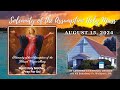 St. Anthony's Feast of Assumption|Daily Holy Mass Thu 19th Wk Ord Time 8/15/24, 