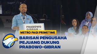 Relawan Barisan Pengusaha Pejuang Deklarasi Dukung Prabowo-Gibran