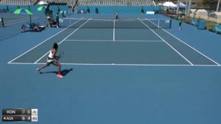 Destanee Aiava saves 8 match points to beat Hon in Perth