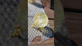 Natural Citrine Crystal Balls from Madagascar are just incredible, so rare