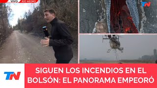 INCENDIOS EN EL BOLSON | Día 12 . Se complica el panorama.