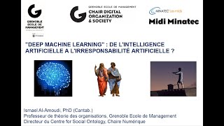 DML de l'Intelligence Artificielle à l'Irresponsabilité Artificielle ?  - Midi MINATEC du 29/01/2021