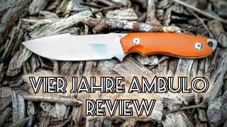 Vier Jahre Langzeit Odenwolf Ambulo Review / Bushcraft \u0026 Outdoor Messer.