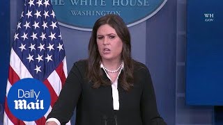 'He fights fire with fire': Sarah Sanders defends Trump's tweets - Daily Mail