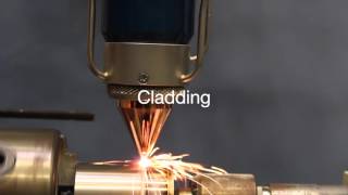 Laserfact Combihead with ILT-Nozzle Cutting Welding and Cladding with one Head