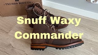 Truman Snuff Waxy Commander Unboxing