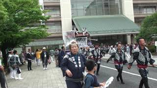 成田祇園祭2018　初日９　花崎町　市役所前