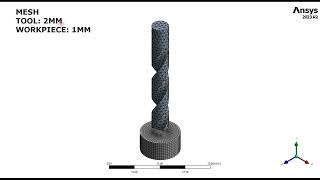 Explicit dynamics drilling simulation Ansys Mechanical