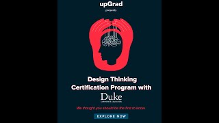 Introducing Design Thinking Program - the new way to build innovative solutions to complex problems.