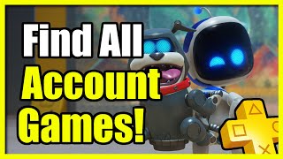 How to Find All Account PS4 \u0026 PS5 Games on PS5 Console \u0026 Retrieve Game Data from Cloud