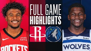 Houston Rockets vs. Minnesota Timberwolves Full Game Highlights | April 2, 2024 NBA Season