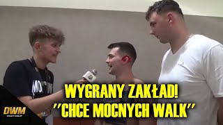 ADRIAN WIELICZKO PO EFEKTOWNYM PODDANIU CHCE MOCNYCH WALK | WYGRANY ZAKŁAD | DWM FIGHT NIGHT