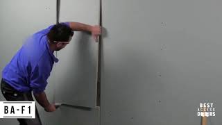 How Do You Attach Hinges to Drywall? - BA-F1 Double Drywall Access Panels with Fixed Hinges
