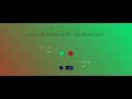 Simple Color Gradient Generator using JavaScript