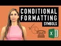 Excel Conditional Formatting with Symbols and Icons (for better reports)