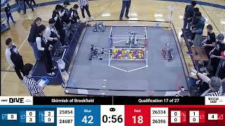 Skirmish of Brookfield Qualifier - Qualification Match 17 - FTC 2024-2025