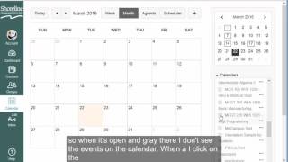 Using the Calendar in Canvas