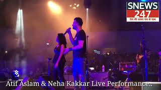 Atif Aslam & Neha Kakkar live performance..