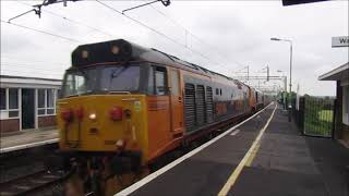 GBRF 50049 Rumbles Through Cheddington with GBRF 66737 in tow 04/06/21