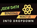 ReactJS JSON Data File Bind Into Dropdownlist  jsx Component