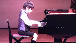 中国ユース音楽コンクール予選　銀賞(6歳)小1 「メヌエット」J.S.Bach