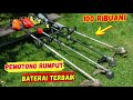 5 Rekomendasi MESIN POTONG RUMPUT Baterai PORTABLE Murah Terbaik | PulangKerja