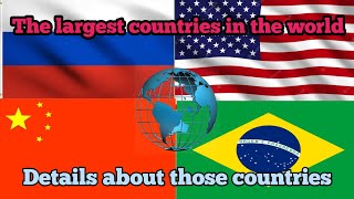 Top 10 largest country in the world 🌎 ලෝකයේ විශාලතම රටවල් දාහය ✍ #world