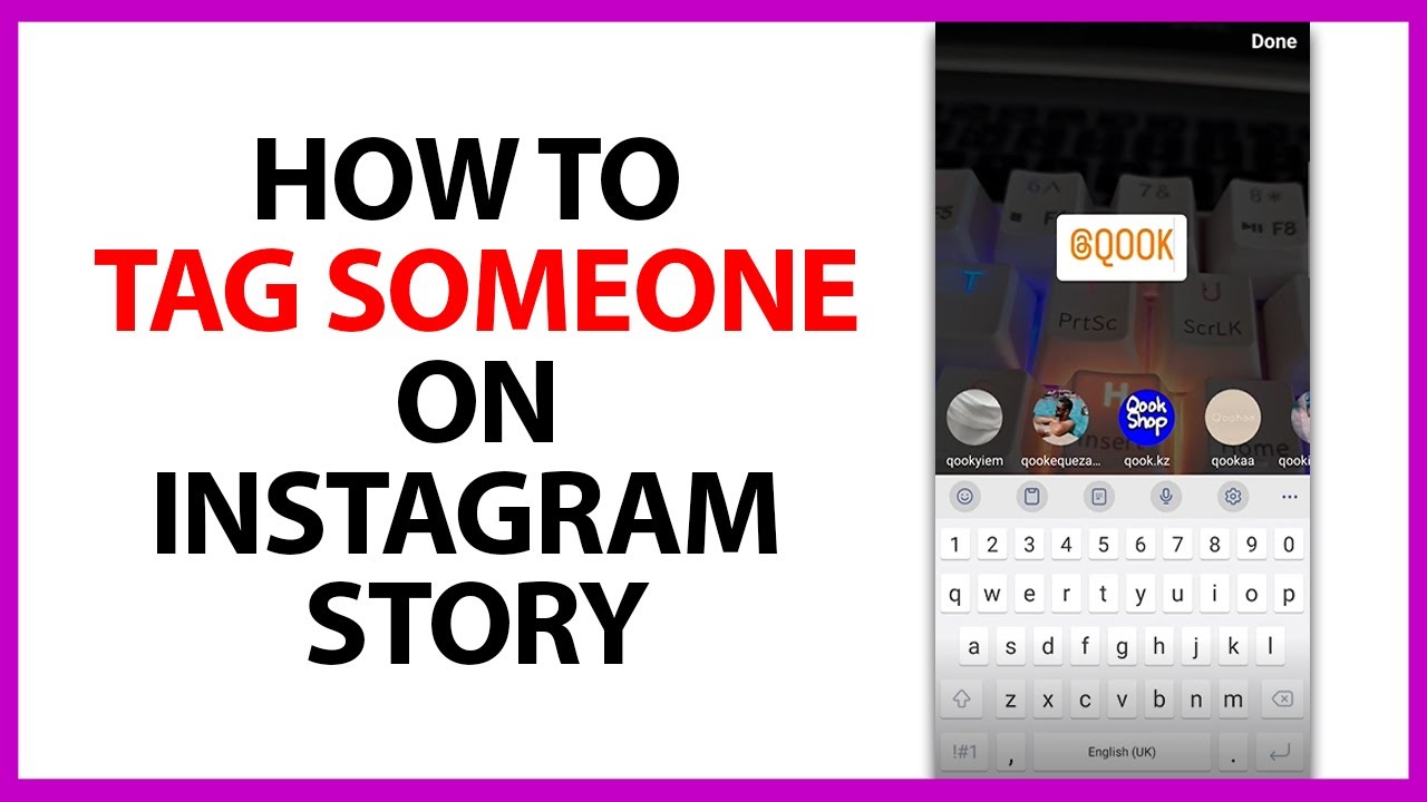 How To Tag Someone On Instagram Story In 2024 - YouTube