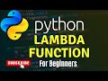 Learn Lambda Function In Python | How To Use Lambda Function | For Beginners | Lecture - 16