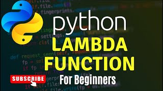 Learn Lambda Function In Python | How To Use Lambda Function | For Beginners | Lecture - 16