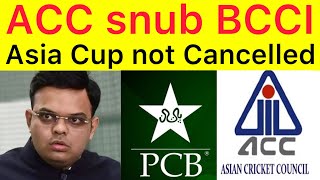 BREAKING 🛑 ACC Statement on Asia Cup 2023 | Event not going to postpone | Asian Cricket Council