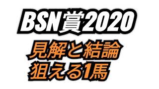 BSN賞2020最終見解と狙える１頭！