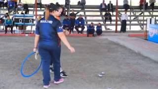 19th AUG 2018 Petanque Women's Single Final CAMBODIA Vs THAI