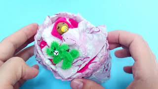 31 DIY Barbie, Baby Hacks and Crafts | Miniature Baby Bath Tub, Bags, Bottles, and more!