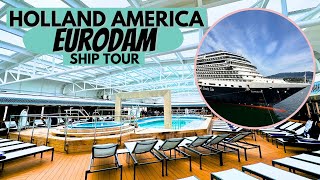 Holland America Eurodam | Full Ship Tour \u0026 Accessible Verandah Stateroom 6052