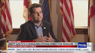 Report: Rep. Matt Gaetz's communications director resigns