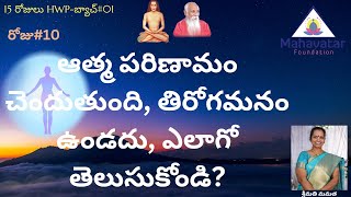 ప్రతి జీవితంలో ఆత్మ పరిణామం చెందుతుంది, తిరోగమనం ఉండదు, ప్రతి అనుభవం ఆత్మను సుసంపన్నం చేస్తుంది!