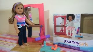 Journey Girls Workout Studio Set for American Girl Dolls!