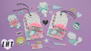 Tag Tutorial with Cute Cats - Little Hot Tamale - Caturday Collection - Diy Gift Tags