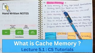 Lec 5.1 - What is Cache Memory in Computer ? CS Tutorials