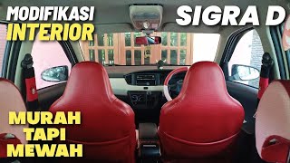 MODIFIKASI INTERIOR SIGRA D KASIH ASESORIS SEDERHANA JADI TAMPAK MEWAH PASANG KOKPIT & ARMREST XENIA