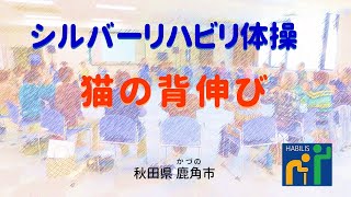 シルバーリハビリ体操「猫の背伸び」（秋田県鹿角市 7月広報掲載）