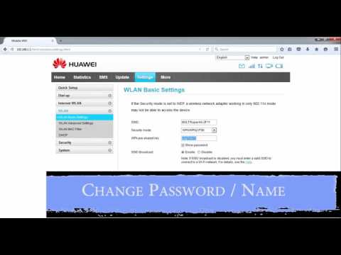 How To Change Huawei Mobile Wifi e5372s Password How To Change Huawei Mobile Wifi e5372s Password