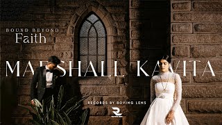 Kavitha X Marshall | Bound beyond faith | A White Gown Christian Wedding | Roving Lens