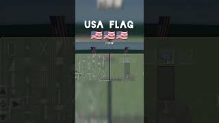 Making USA FLAG in Minecraft #minecraft #shorts #usa