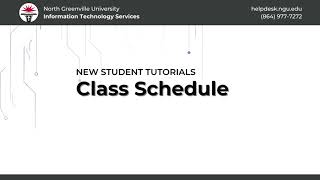 5 Class Schedule